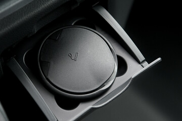 Plastic ashtray installed in the passenger compartment. - 436630232