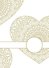 mandala, backgrounds for invitations design
