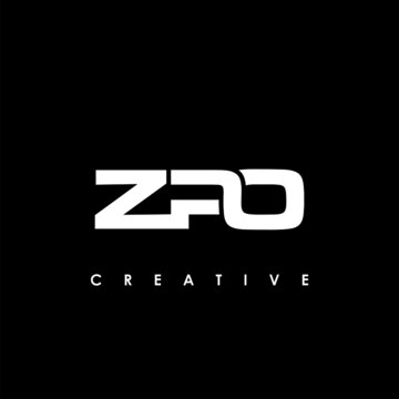 ZPO Letter Initial Logo Design Template Vector Illustration
