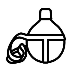 Icon Of Touristic Flask