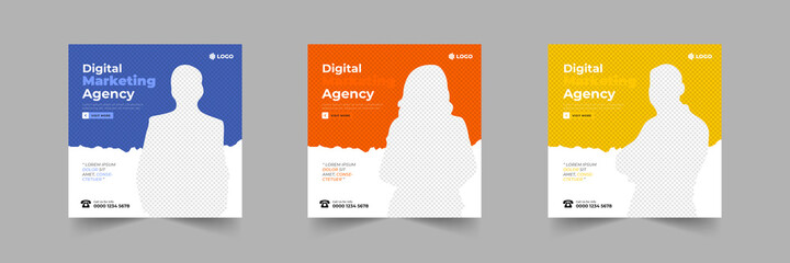 Digital marketing social media post