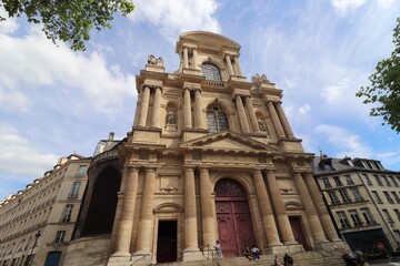 L'église catholique Saint Gervais Saint Protais, construite au 15ème siècle, ville de Paris, France