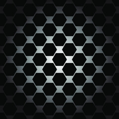 Hexagon pattern background. Vector background. Abstract background.