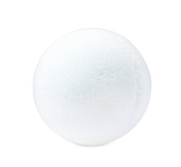 Bright bath bomb isolated on white. Spa product