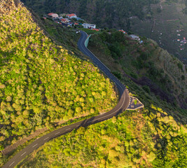 Beautiful Road in Madeira