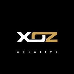 Fototapeta premium XOZ Letter Initial Logo Design Template Vector Illustration