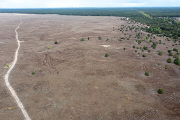 Luftbildaufnahme Lieberose Heide und Lieberose Wüste