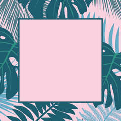 palm leaves background