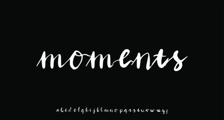 handwrite script and elegant font glamour style	