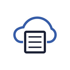 Cloud Document Icon