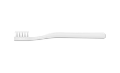 Toothbrush realistic vector illustration isolated on white background.