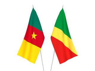 Republic of the Congo and Cameroon flags