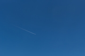 Airplane in the sky