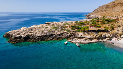 Obraz premium Marmara Beach, Sfakia, Crete, Greece