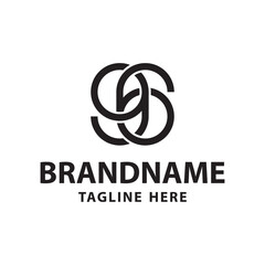 Fototapeta premium Simple logo of 96 number logo