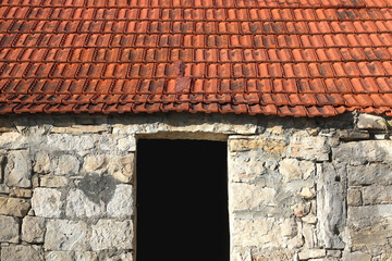 Old Mediterranean house in Split, Croatia.