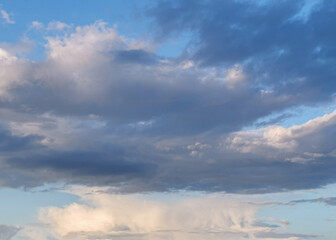 Obraz premium Blue sky with clouds