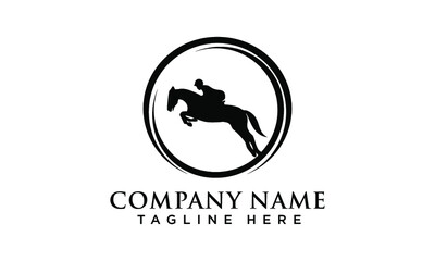 horse racing logo