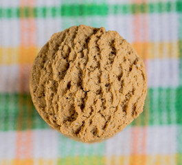 Delicious cookies biscuits close-up on the table