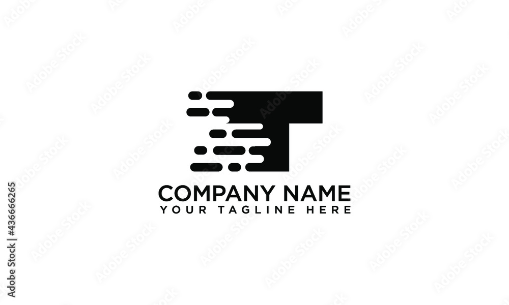 Wall mural technology logo 