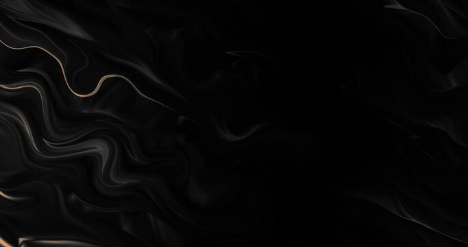 4k trendy marble golden black grey seamless looped animated background. Abstract deep dark magic wavy banner. Digital 3d creative dynamic backdrop. Luxury swirl premium BG logo text. Black Friday sale
