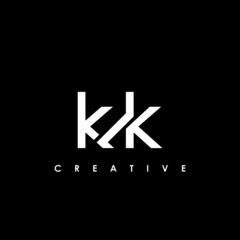 KK Letter Initial Logo Design Template Vector Illustration
