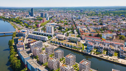 Offenbach harbor - view from above