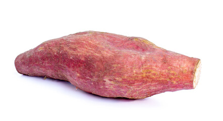 Sweet potato isolated on white background