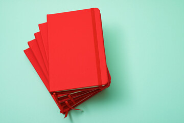 Red notebook view