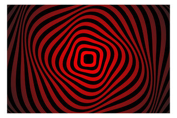 Hypnotizing Black and Red Pattern Background	