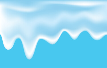 Dripping milk, cream, liquid, ice cream.