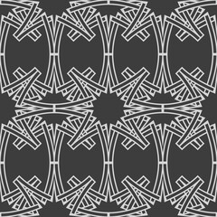 Geometric fabric abstract ethnic pattern, vector illustration style seamless. design for fabric, curtain, background, carpet, wallpaper, clothing, wrapping, Batik, fabric, tile, ceramic