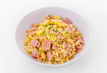 Ham fried rice