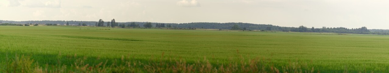 panoramic view of the field