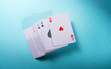 Set of a playing cards