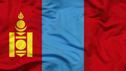 Mongolia flag 4k 