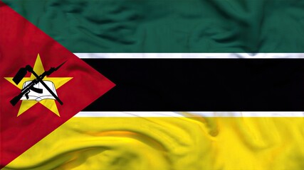 Mozambique flag 4k