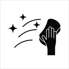 Sponge icon. Simple illustration of sponge vector icon for web on white background. color editable