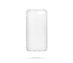 Smart phone case on white background 