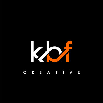 KBF Letter Initial Logo Design Template Vector Illustration