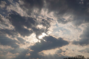 Sonnenuntergang bei Bruckmühl