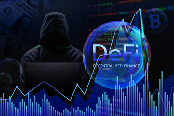 Hacker flash loan Defi and bubble crypto currency