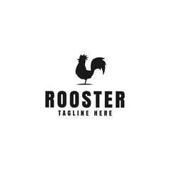 Fototapeta na wymiar rooster design suitable for logo template