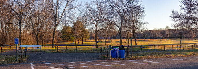 State Park Panorama at Sunset
