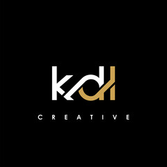 KDL Letter Initial Logo Design Template Vector Illustration