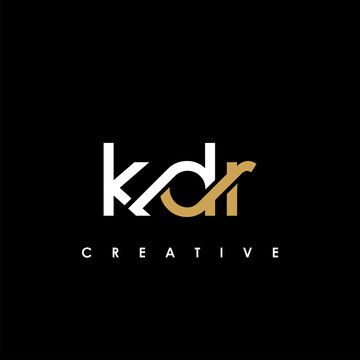 KDR Letter Initial Logo Design Template Vector Illustration
