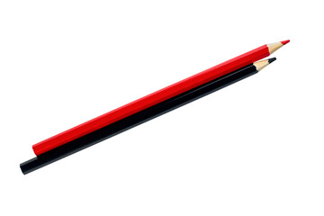 Isolate black and red pencils