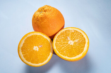 Close up of fresh orange