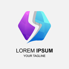 energy logo design template, energy illustration vector