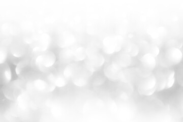 white, grey and silver blur bokeh abstract background. christmas blurred beautiful shiny Christmas lights